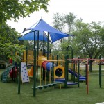 synthetic grass playground